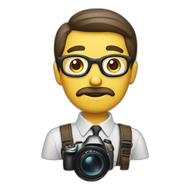 photographer thinking sticker