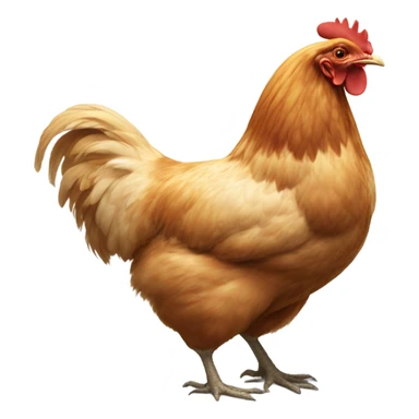 Chicken booty sticker