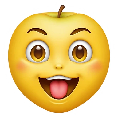 Make me a classic yellow emoji (styled like an apple emoji) that has X's instead of their two eyes and has their mouth open with its tongue sticking out to the left  sticker