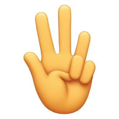 Cute middle finger sticker