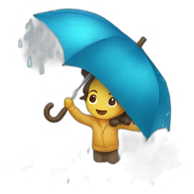 Lluvia viento sticker