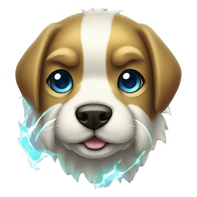 Colorful Edgy Cool Cute Shiny Electric Dog Pokémon sticker