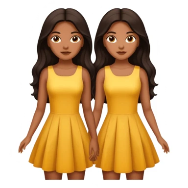 Beautiful Gemini Twin Latinas sticker