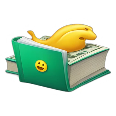 financial education book sticker