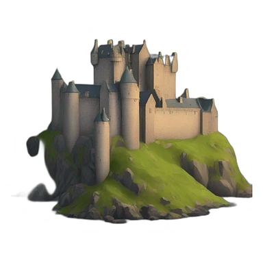 scotland castle sticker