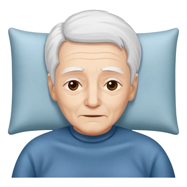 Old person dying  sticker