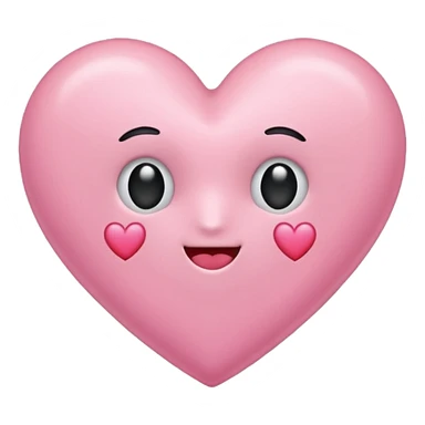 corazon rosa pastel sticker