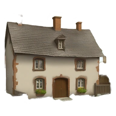 House, horse, belgium sticker