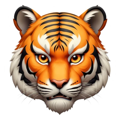 ANGRY Tiger body sticker