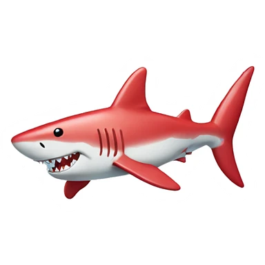 Shark in red rainboots sticker