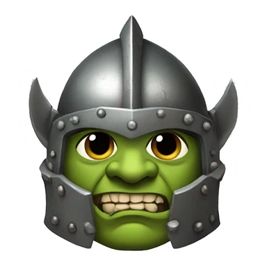 Knight orc armored  sticker