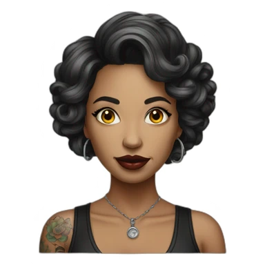 tattoo women artist sticker