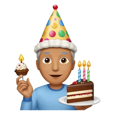 55 years old birthday 🥳 sticker