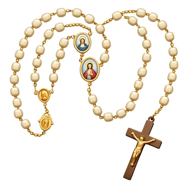 Rosario católico  sticker