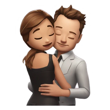 Fortnite skin kissing Elon musk sticker