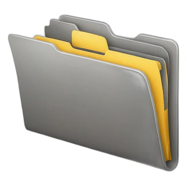 Folder with clothes sticker