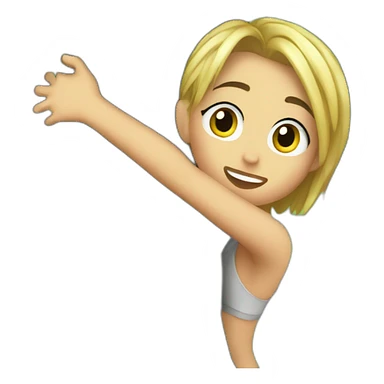 Miley Cyrus hugging a tree sticker