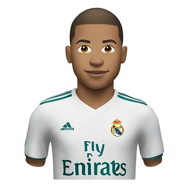 Mbappe en real Madrid  sticker