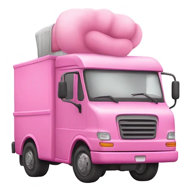 Pink truck sticker
