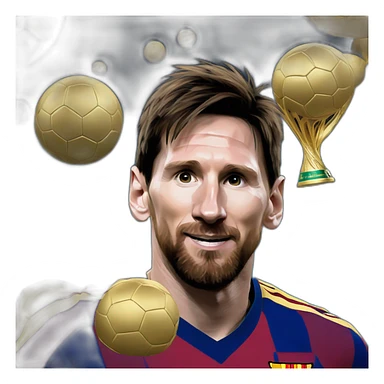 Messi qui a un 8e ballon d’or sticker