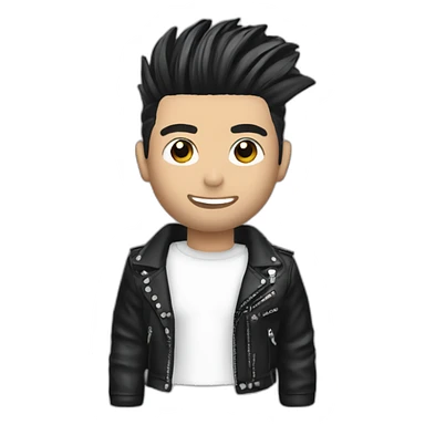 Bill Kaulitz hair spray sticker