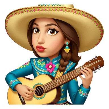 Mariachi Guitarist sticker