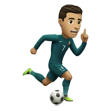 cristiano ronaldo y su gol de chilena sticker