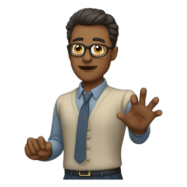 teacher saying no sticker