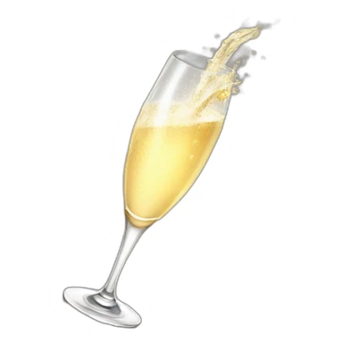 champagne popping sticker