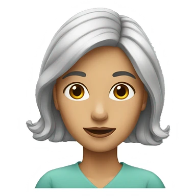 woman drawing sticker