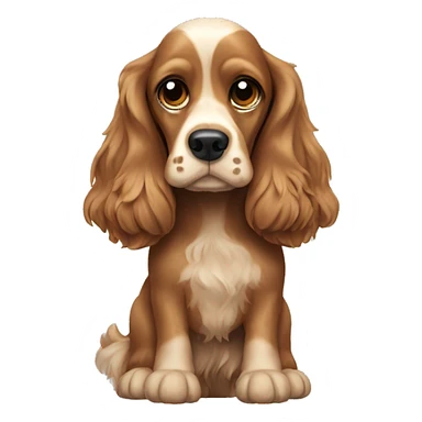 perro Cocker Spaniel sticker