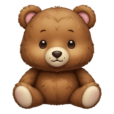 A cute Kawaii teddy bear sticker