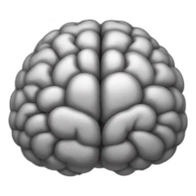 brain grey sticker