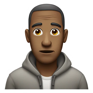 A person who is tired  sticker