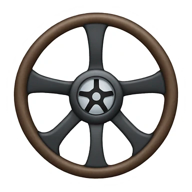 steering wheel, emot sticker