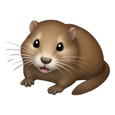 muskrat sticker