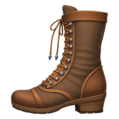 medievil boots, simple fantasy adveture boots, female sticker