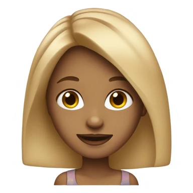 dirty blonde girl sticker