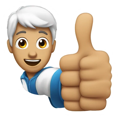 Ishow speed doing the thumbs up gesture sticker