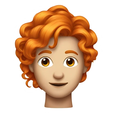 Gignger hair sticker