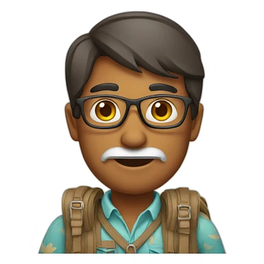 Indian tourist sticker