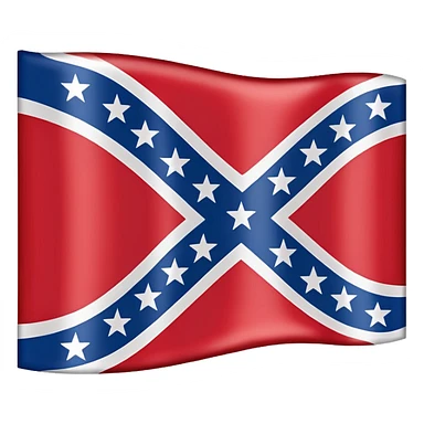 Confederate flag sticker