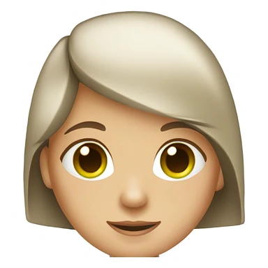 Brown hair girl with green eyes in bathrope sticker