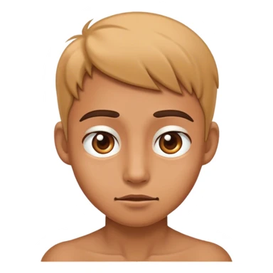 Curious facial expression  sticker