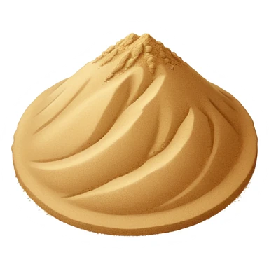 a sand themed yes sticker