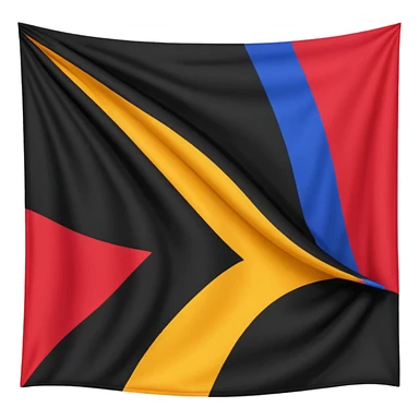 Solaani black heritage flag sticker