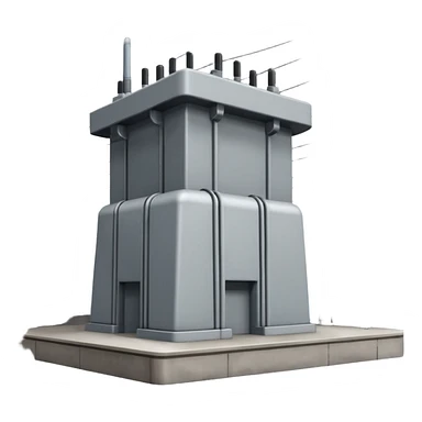 high voltage substation sticker