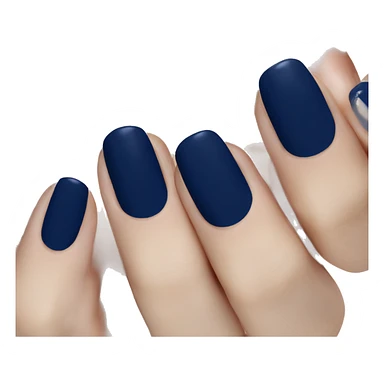 Navy blue manicure sticker