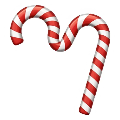 baston de caramelo curvo sticker