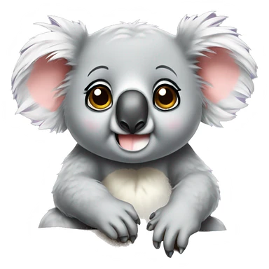 Koala looking cute sticker